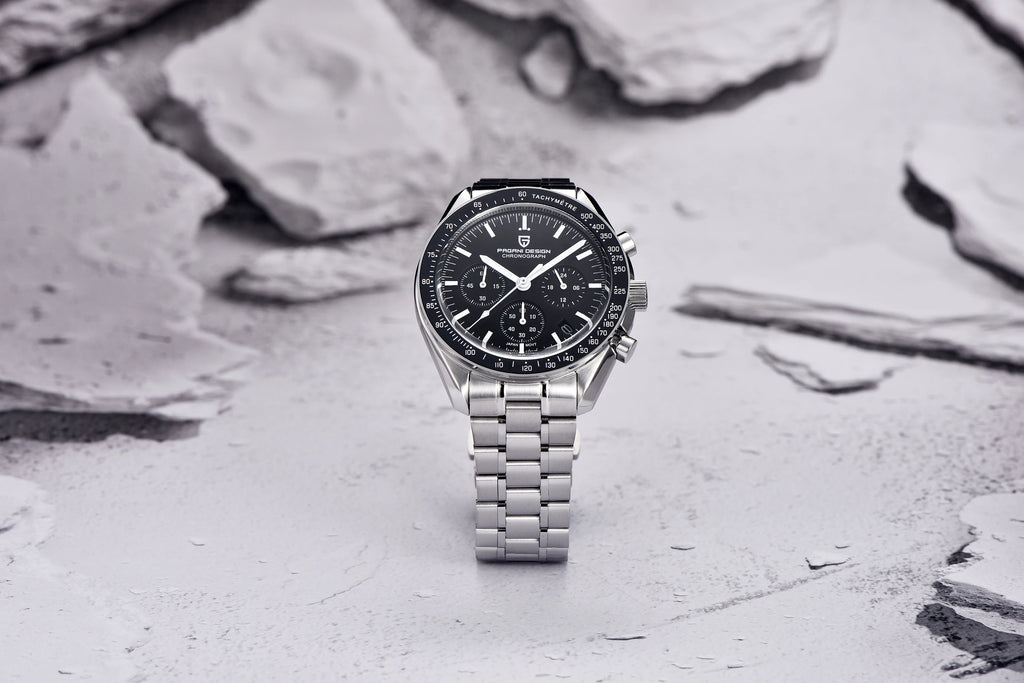 PAGANI DESIGN  New V5 PD1701 Men's Watches Luxury Quartz Watch Men Sport Speed Chronograph AR Sapphire glass 100M Waterproof