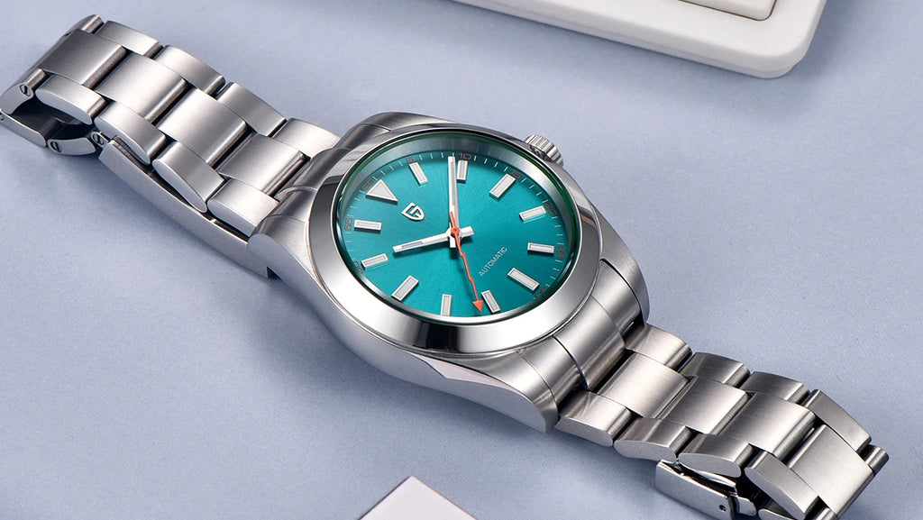 PAGANI DESIGN 2024 New Z-Blue Men's Mechanical Watches Luxury Sapphire Glass Automatic Watch For Men NH35A Stainless steel Clock