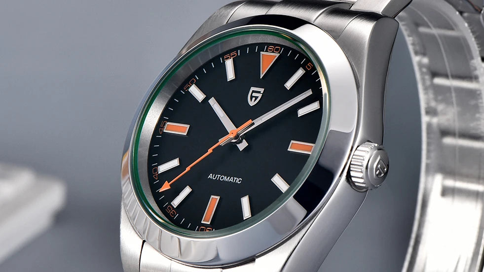 PAGANI DESIGN 2024 New Z-Blue Men's Mechanical Watches Luxury Sapphire Glass Automatic Watch For Men NH35A Stainless steel Clock