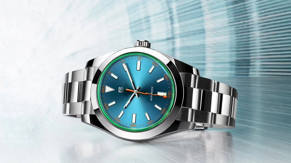 PAGANI DESIGN 2024 New Z-Blue Men's Mechanical Watches Luxury Sapphire Glass Automatic Watch For Men NH35A Stainless steel Clock