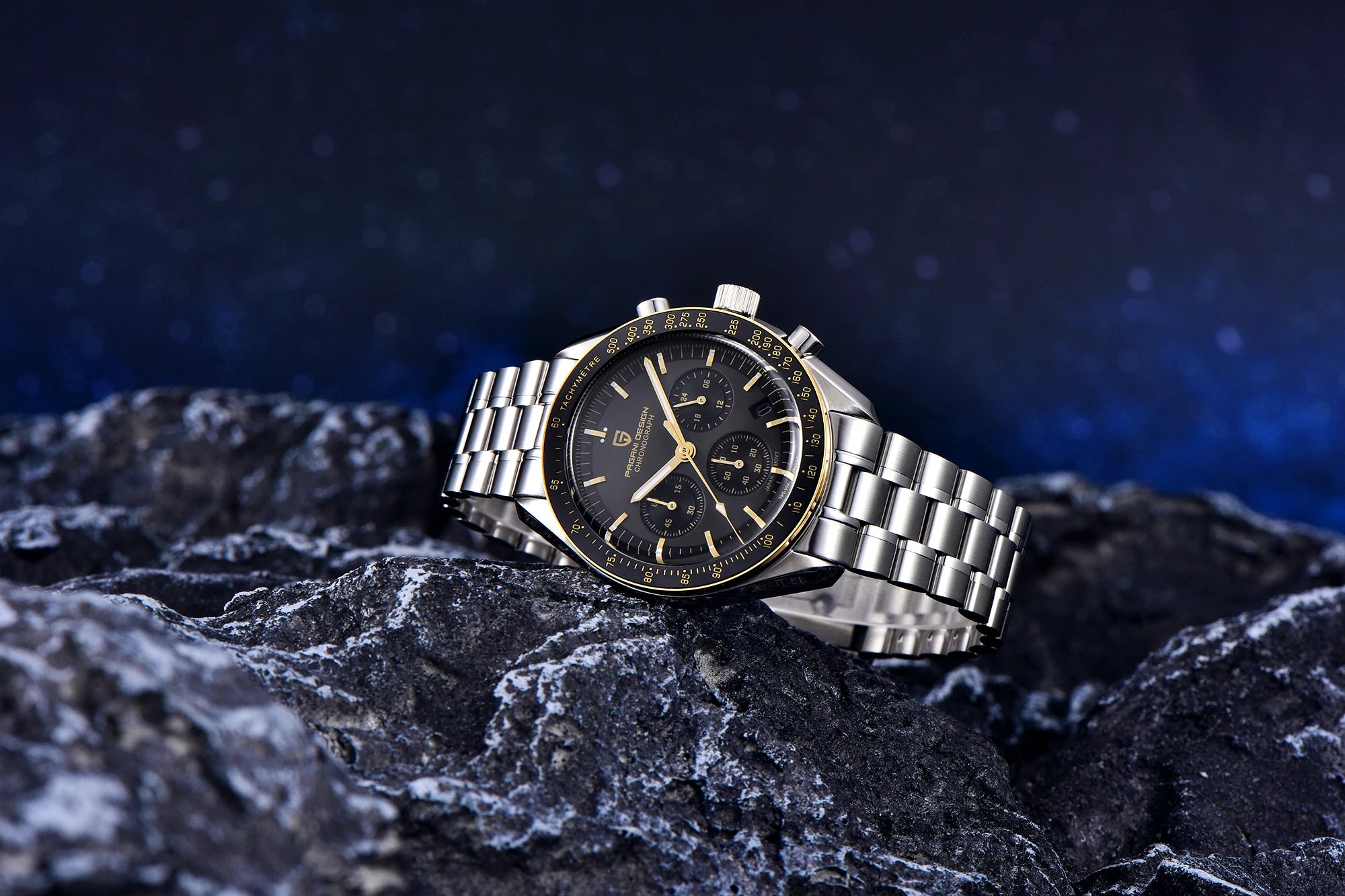 PAGANI DESIGN  New V5 PD1701 Men's Watches Luxury Quartz Watch Men Sport Speed Chronograph AR Sapphire glass 100M Waterproof