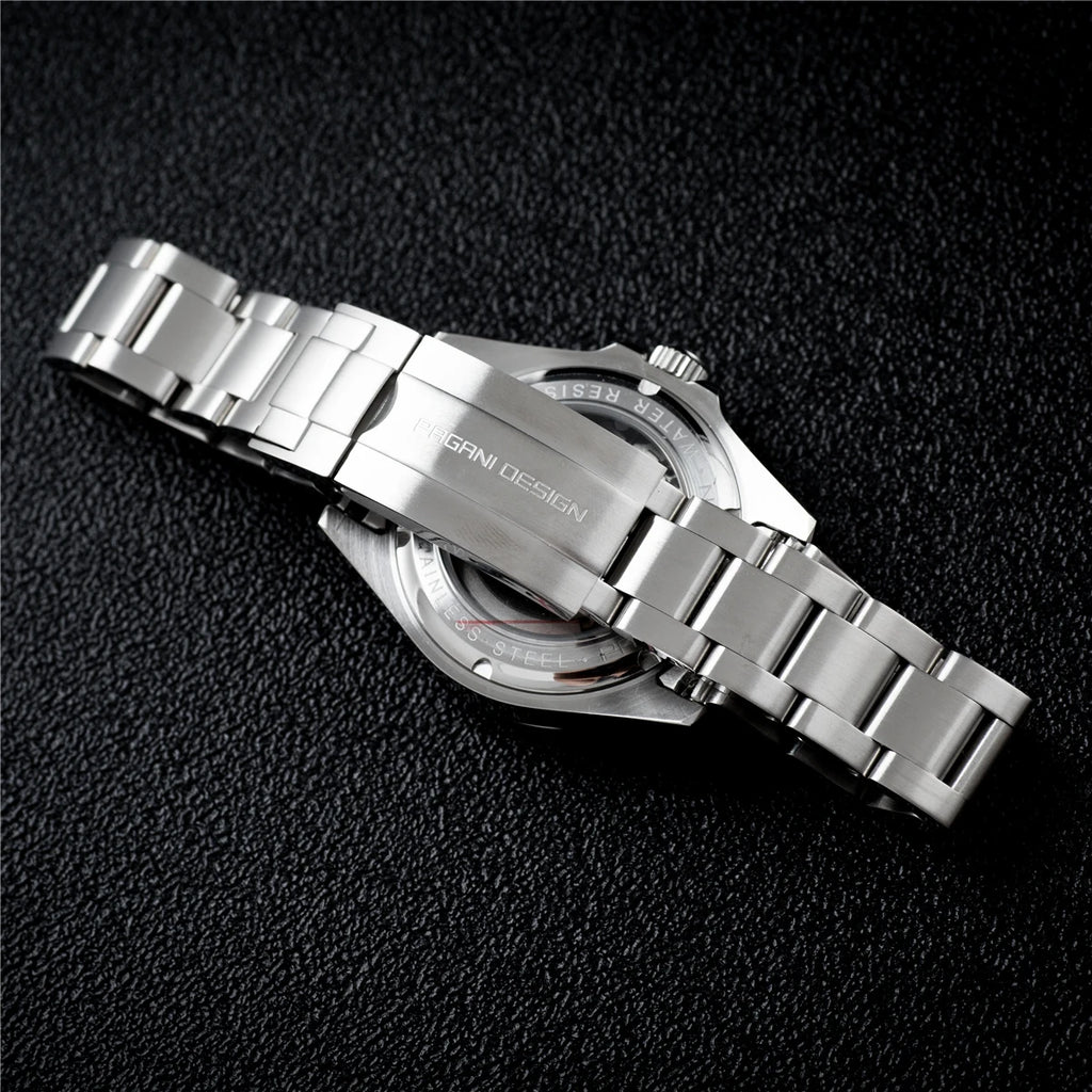 （Local delivery）PAGANI DESIGN 2025 New NH34 Men's GMT Automatic Mechanical Watches Stainless Steel 10Bar Sport BWG-9 Clock