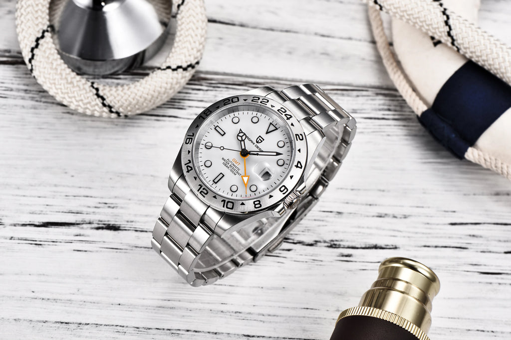 PAGANI Design 2025 New 42MM GMT Watch  Men's Automatic Mechanical Watches Sapphire Stainless Steel Waterproof Watch Reloj Hombre