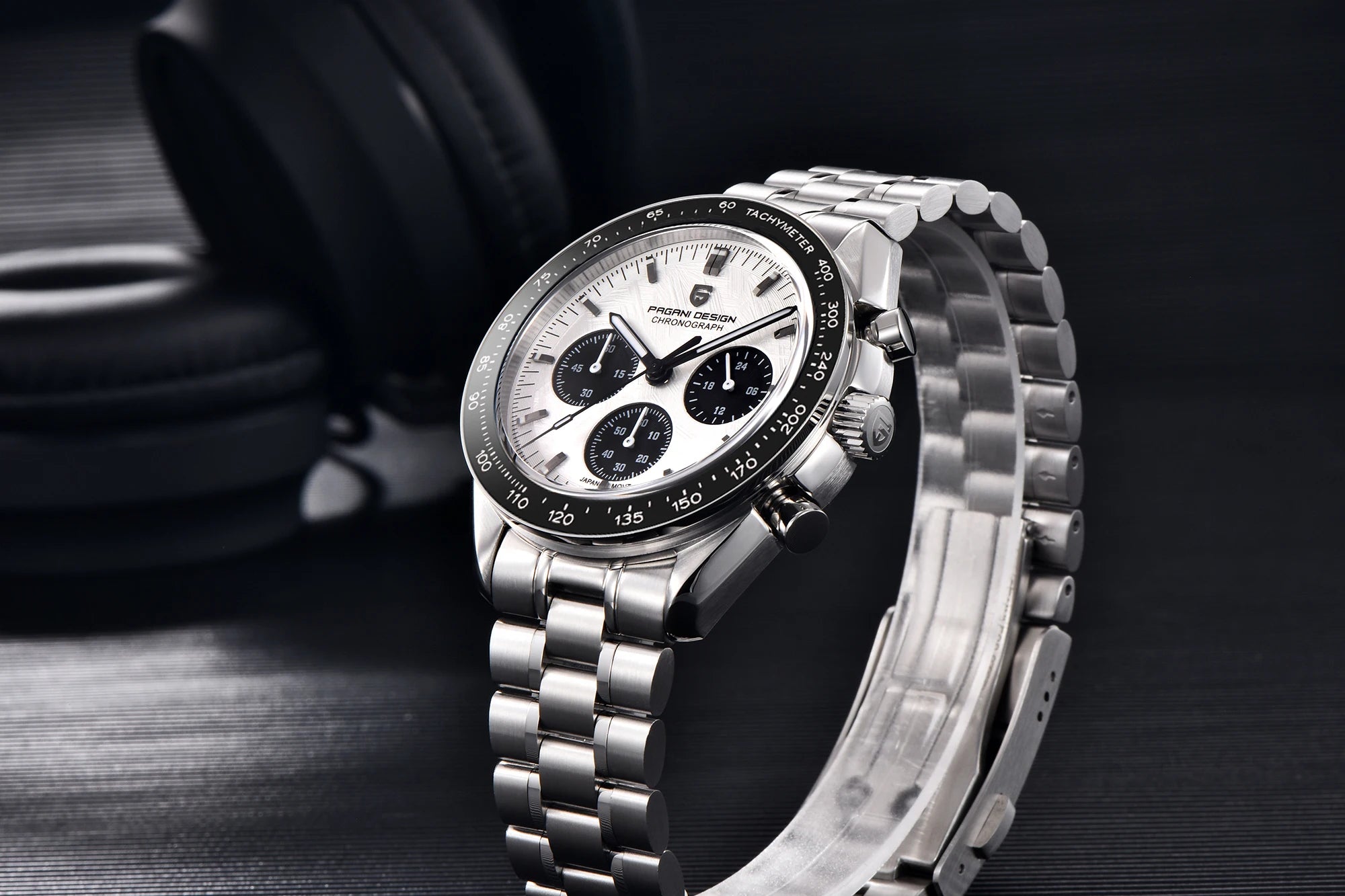 2025 New PAGANI DESIGN V5 Moon Men's Watches Top Luxury Quartz Watch For Men Chronograph Waterproof Sport Stainless Steel Clock