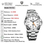 （Local delivery）PAGANI DESIGN 2025 New NH34 Men's GMT Automatic Mechanical Watches Stainless Steel 10Bar Sport BWG-9 Clock
