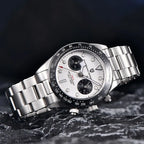 PAGANI DESIGN 2025 New BB Panda Men's Watches Retro Luxury Quartz Watch For Men Sport Chronograph Stainless steel Bracelet Watch