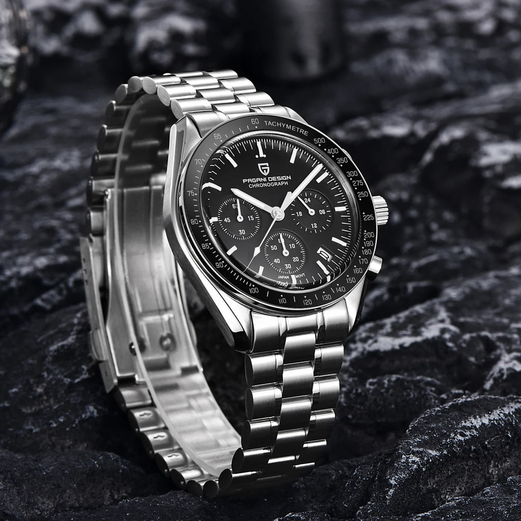 2025 New PAGANI DESIGN V5 Moon Men's Watches Top Luxury Quartz Watch For Men Chronograph Waterproof Sport Stainless Steel Clock