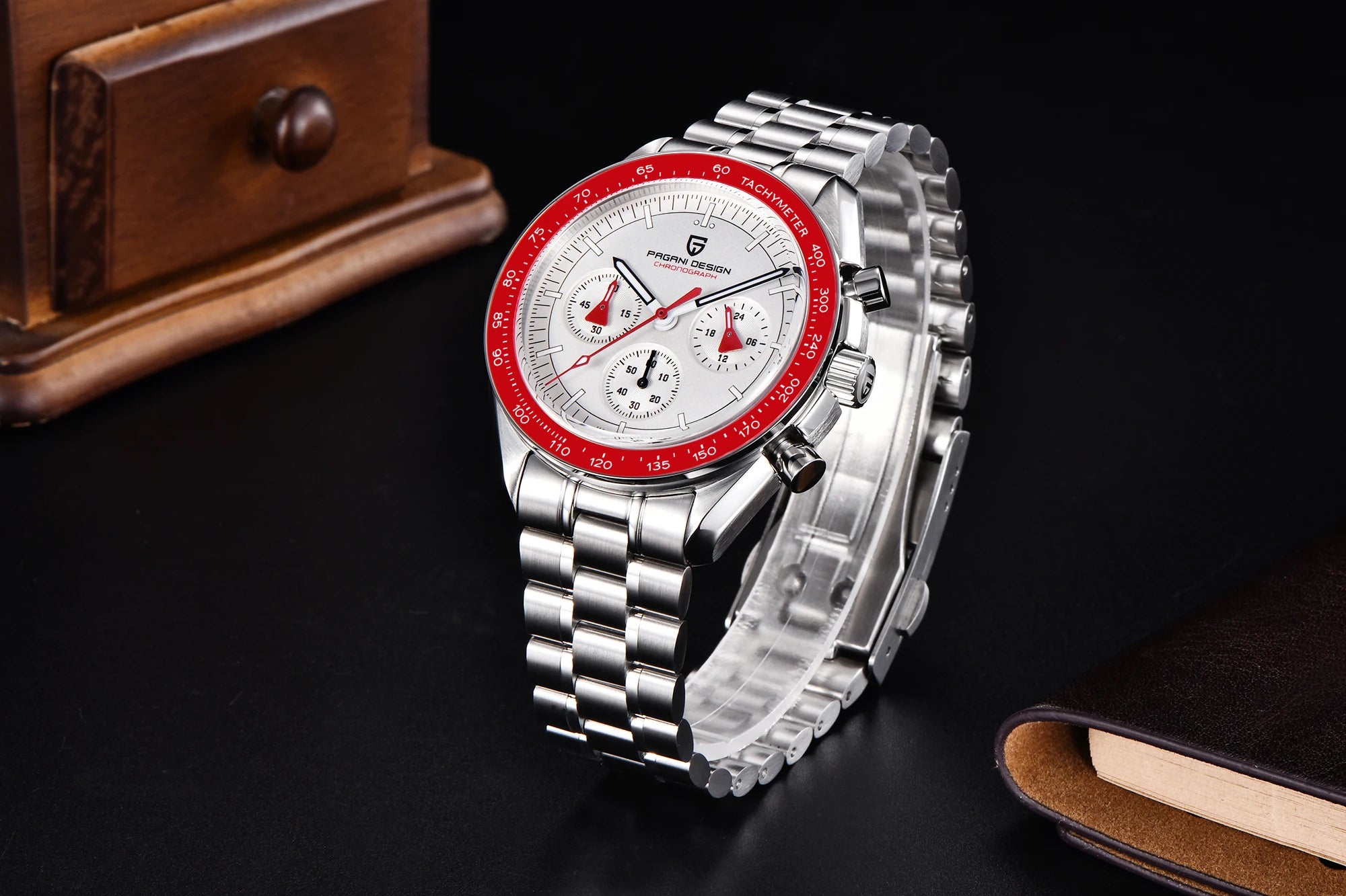 2025 New PAGANI DESIGN 1701 V5 Men's Watches Luxury Quartz Watch Men Sports Speed Chronograph AR Sapphire glass 100M Waterproof