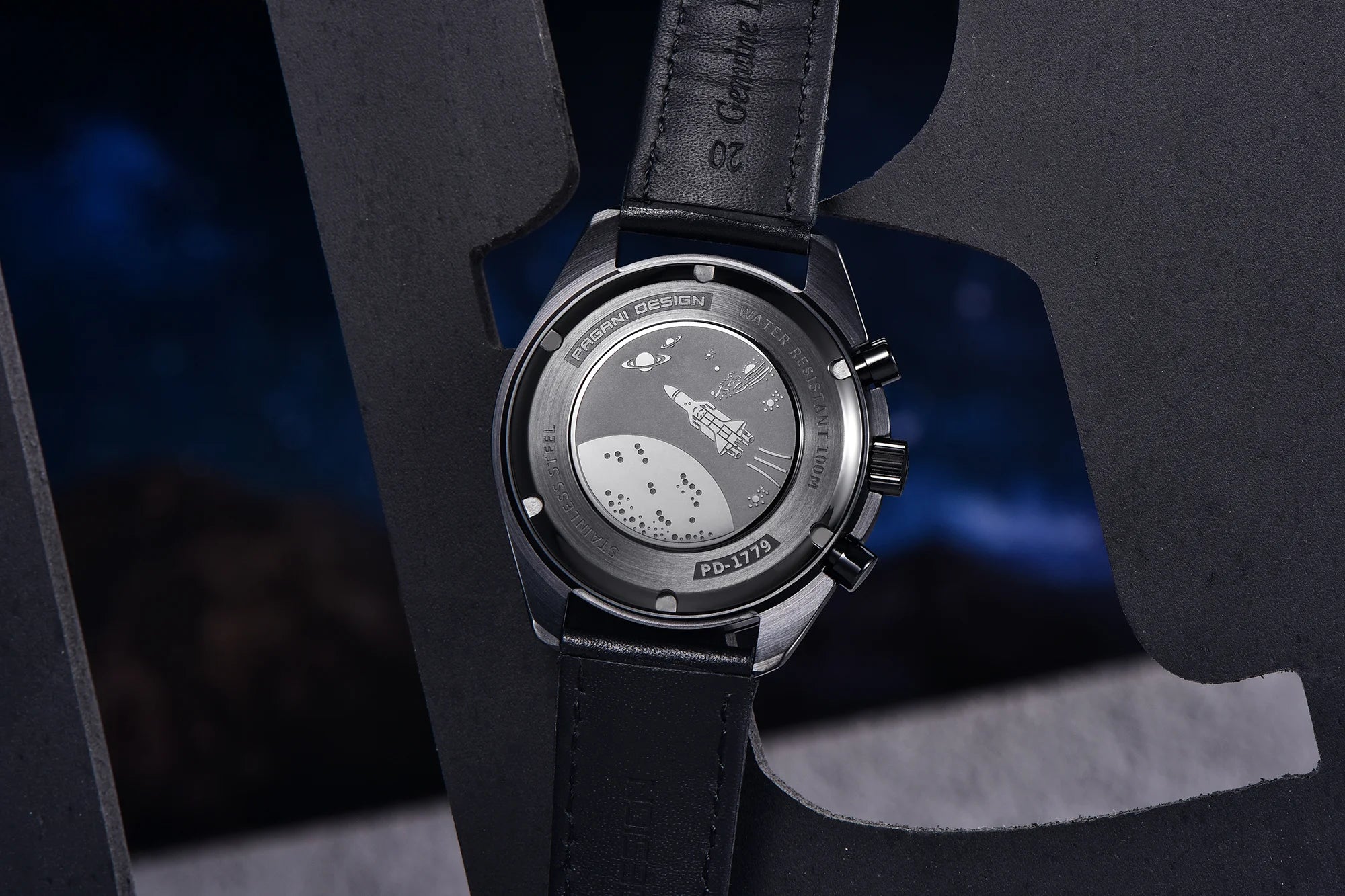 2025 New PAGANI DESIGN V2 Dark Moon Men's Watches Top Luxury Quartz Watch For Men Chronograph AR Sapphire Mirror Waterproof Gift