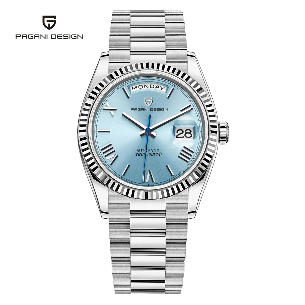 2025 New PAGANI DESIGN DD36 Mens Mechanical Watches Gold Luxury Automatic Watch For Men AR Sapphire Mirror Waterproof Gift Clock