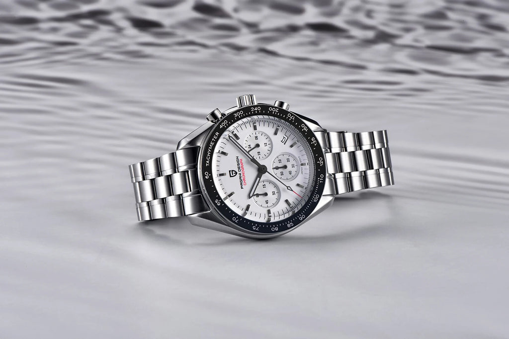 PAGANI DESIGN  New V5 PD1701 Men's Watches Luxury Quartz Watch Men Sport Speed Chronograph AR Sapphire glass 100M Waterproof