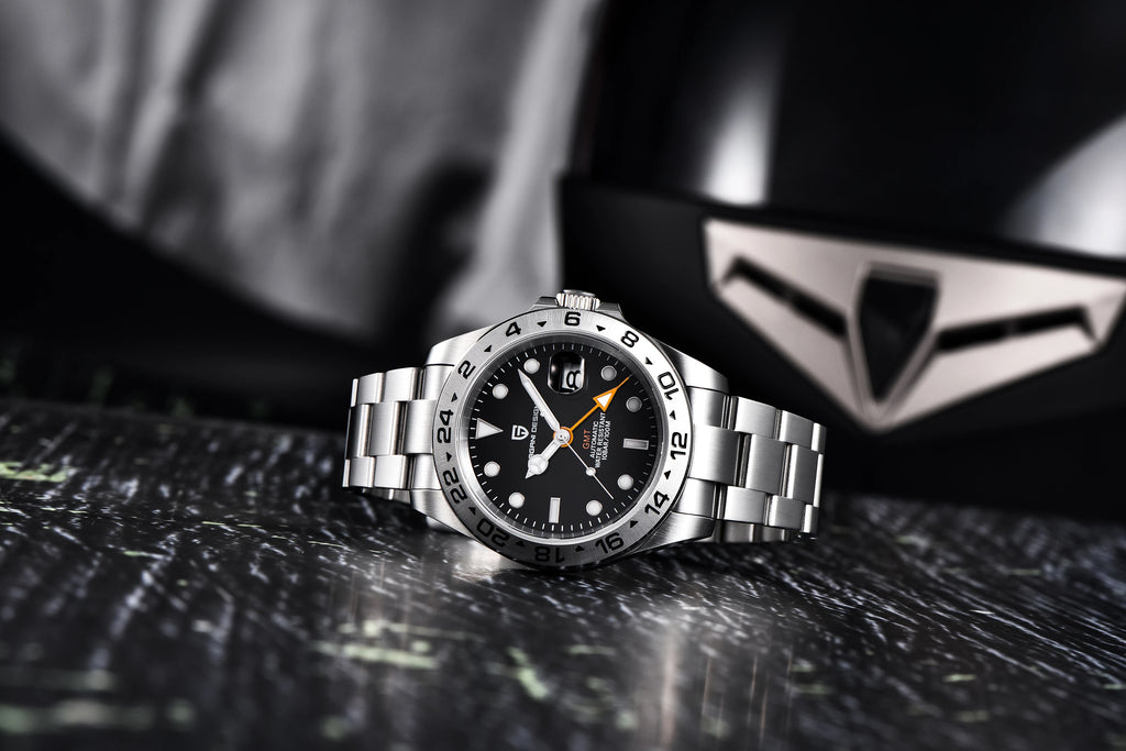 PAGANI Design 2025 New 42MM GMT Watch  Men's Automatic Mechanical Watches Sapphire Stainless Steel Waterproof Watch Reloj Hombre