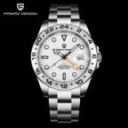PAGANI Design 2025 New 42MM GMT Watch  Men's Automatic Mechanical Watches Sapphire Stainless Steel Waterproof Watch Reloj Hombre