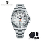 PAGANI Design 2025 New 42MM GMT Watch  Men's Automatic Mechanical Watches Sapphire Stainless Steel Waterproof Watch Reloj Hombre