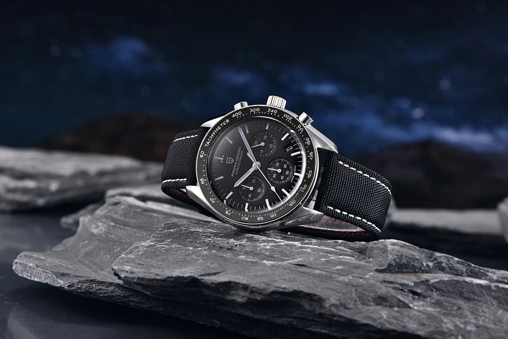 2025 New PAGANI DESIGN V5 Moon Men's Watches Top Luxury Quartz Watch For Men Chronograph Waterproof Sport Stainless Steel Clock