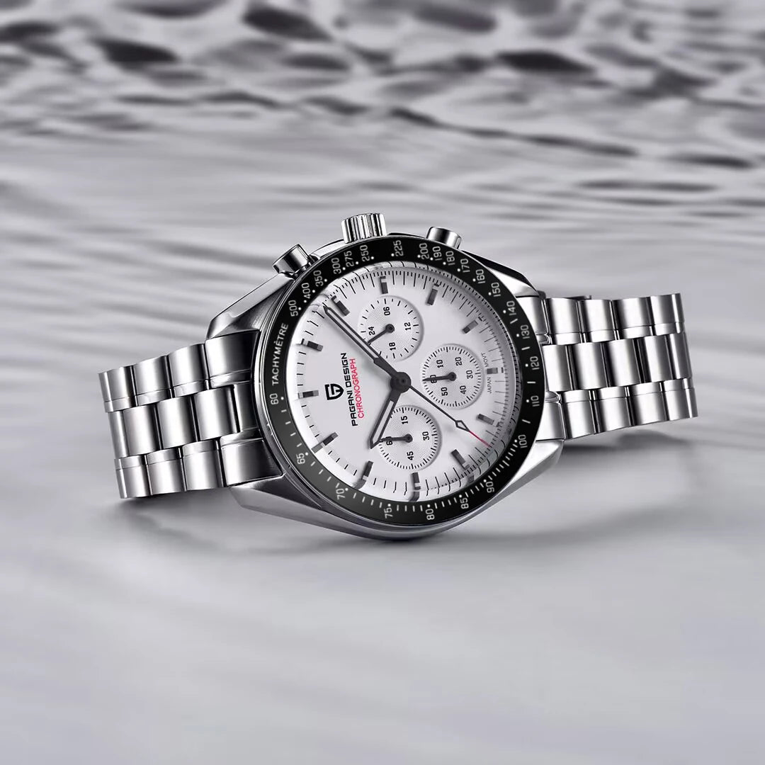 2025 New PAGANI DESIGN 1701 V5 Men's Watches Luxury Quartz Watch Men Sports Speed Chronograph AR Sapphire glass 100M Waterproof