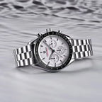 PAGANI DESIGN 2025 New Moon Watch Retro Luxury Quartz Watches For Men Stainless steel Luminous waterproof Sport Chronograph Man