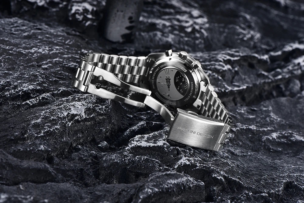 2025 New PAGANI DESIGN 1701 V5 Men's Watches Luxury Quartz Watch Men Sports Speed Chronograph AR Sapphire glass 100M Waterproof