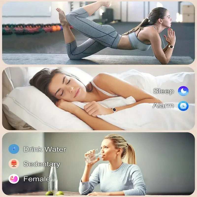 smart Watches for Women for Android and for iPhone Full Touch Screen Watch 100+ Sports Mode Fitness Tracker Watch