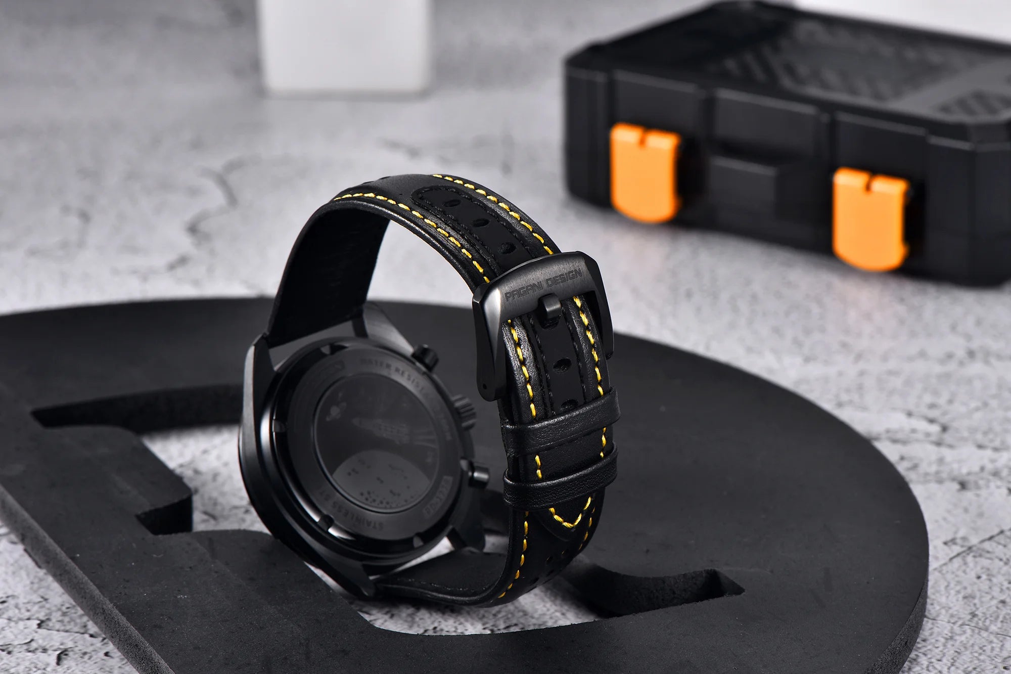 2025 New PAGANI DESIGN V2 Dark Moon Men's Watches Top Luxury Quartz Watch For Men Chronograph AR Sapphire Mirror Waterproof Gift