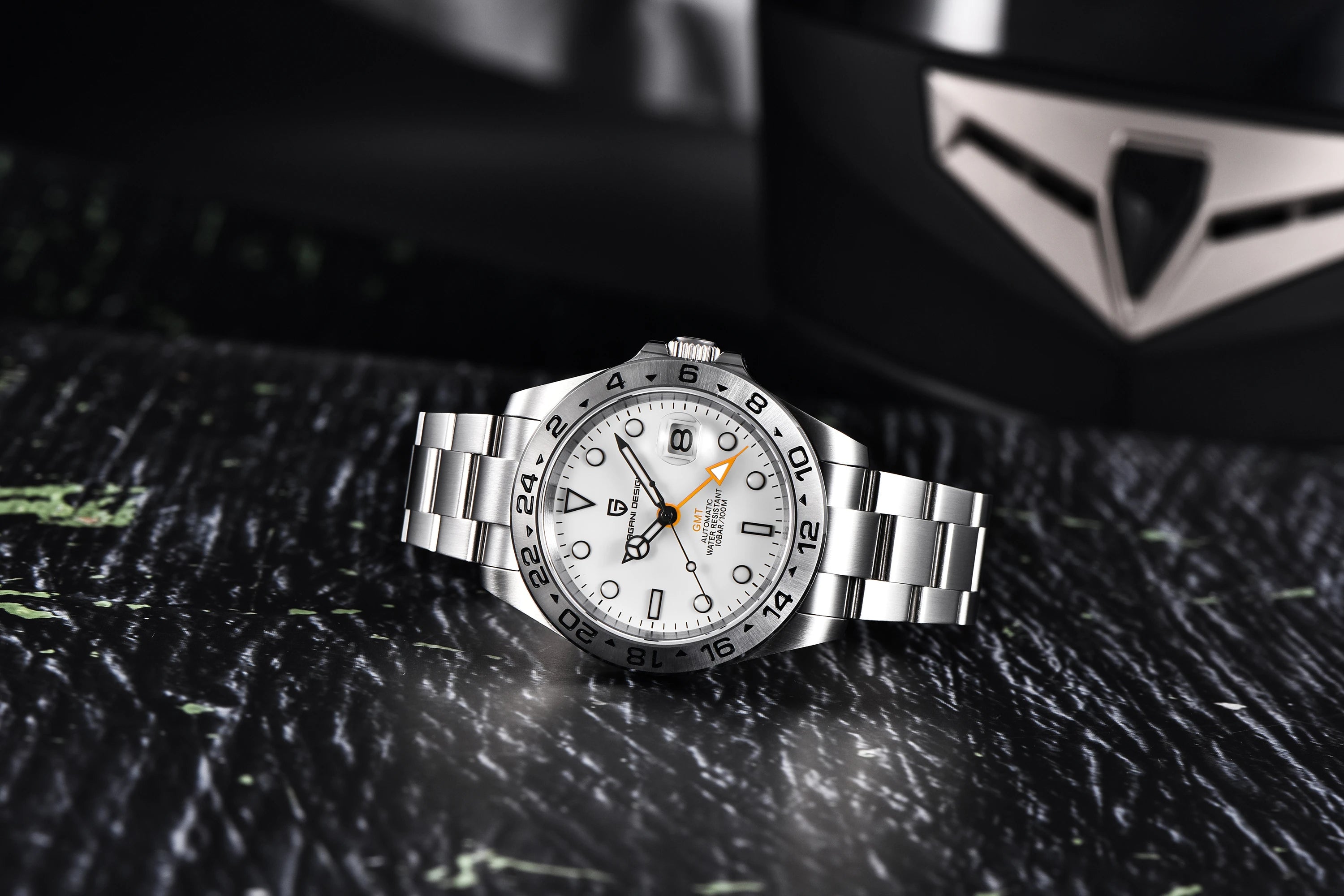 PAGANI Design 2025 New 42MM GMT Watch  Men's Automatic Mechanical Watches Sapphire Stainless Steel Waterproof Watch Reloj Hombre